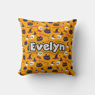 Coussin Halloween personnalisé