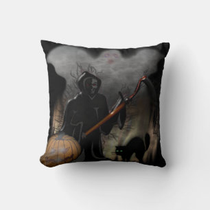 Coussin Halloween Polyester Jeu d'oreiller/scène Éffrayant