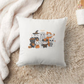 Coussin halloween pour chat mignon chaton squelette fantôm (Couverture)