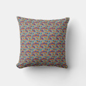 Coussin Halloween répéter motif avec citrouille (Recto)