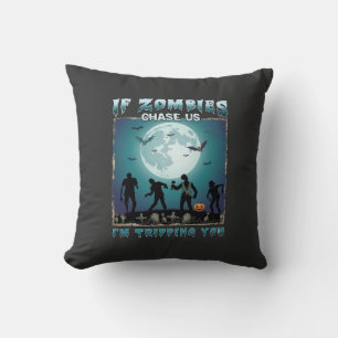 Coussin Halloween Si les Zombies Nous Pourchassent_1