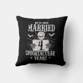 Coussin Halloween Spooktacular 4e anniversaire de mariage (Verso)