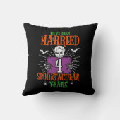Coussin Halloween Spooktacular 4e anniversaire de mariage (Verso)