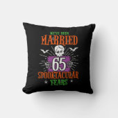 Coussin Halloween Spooktacular 65e anniversaire de mariage (Recto)
