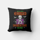Coussin Halloween Spooktacular 75e anniversaire de mariage (Recto)