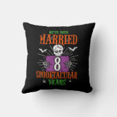 Coussin Halloween Spooktacular 8e anniversaire de mariage (Verso)