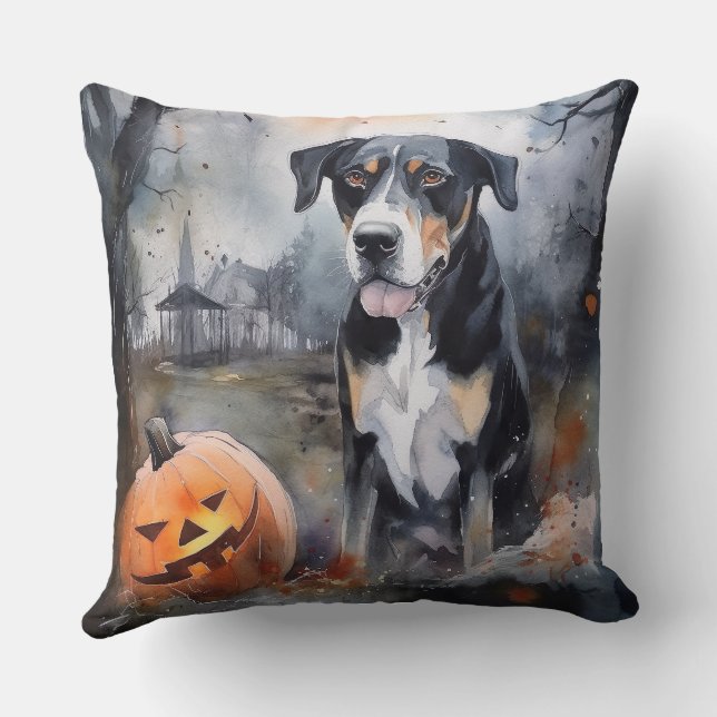 Coussin Halloween Suisses du Grand Suisses avec la peur Ci (Verso)