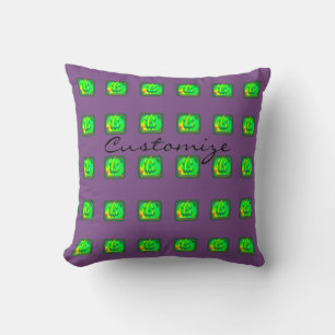 Coussin Halloween Thunder_Cove de Jack vert o-lantern