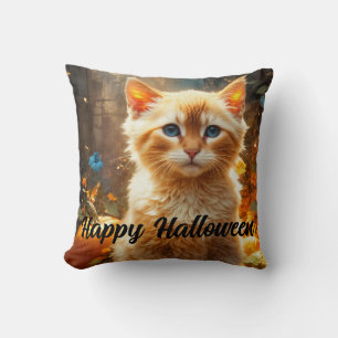 Coussin Halloween Tiger Chat Magick