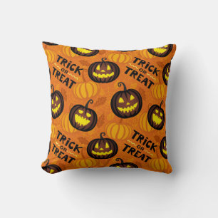 Coussin Halloween Trick ou Treat Thlow Pillow