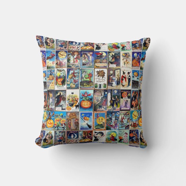 Coussin Halloween vintage (Recto)
