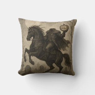 Coussin Halloween vintage/gothique sans tête/automne