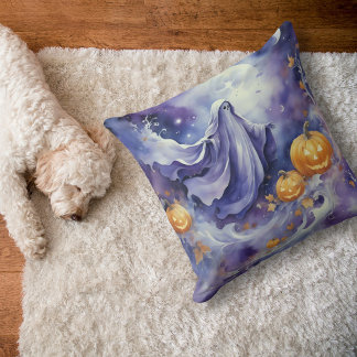 Coussin Halloween violet