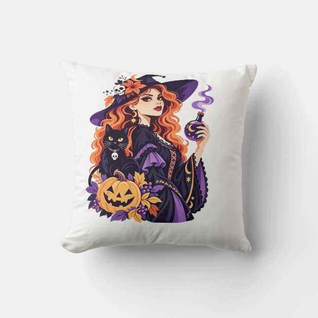 Coussin Halloween witch (Recto)
