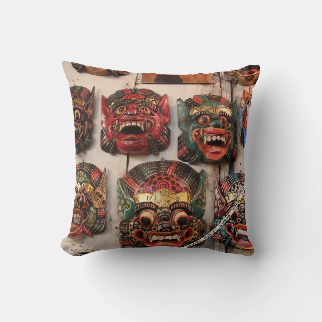 Coussin HAMbWG - Pilotes - Masques d'horreur (Recto)