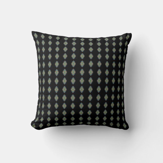 Coussin HAMbyWG - Jeu d'oreillers - Diamants/Noirs (Recto)