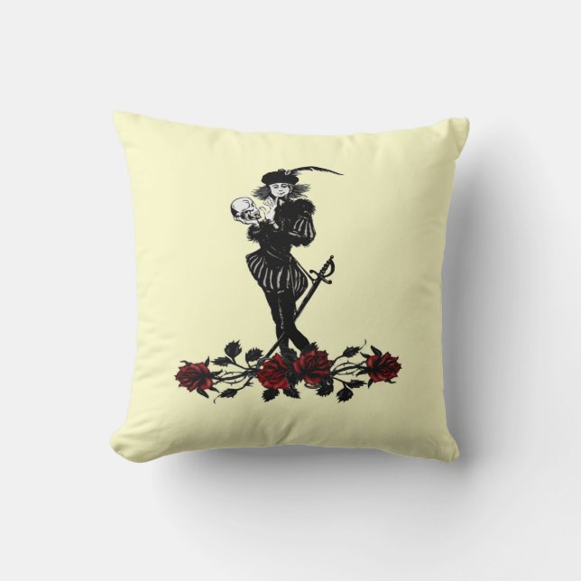 Coussin Hamlet Jaune (Recto)