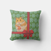 Coussin Hammy Christmas Hamster Noël (Recto)
