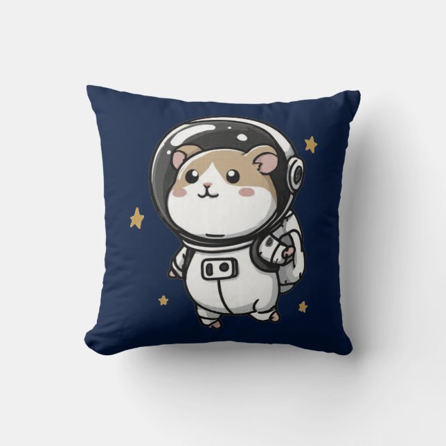 Coussin Hamster astronaute (Recto)