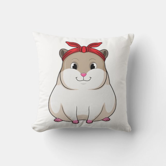 Coussin Hamster avec Bandana (Recto)