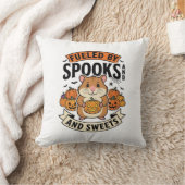 Coussin Hamster d'Halloween Alimenté par les Fantômes Drôl (Couverture)