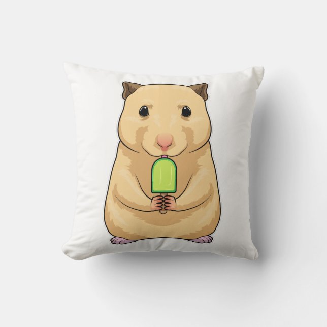 Coussin Hamster Popsicle (Recto)