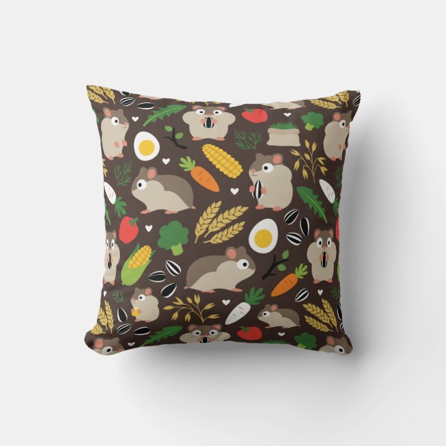 Coussin Hamsters Et Leurs Traitements (Recto)