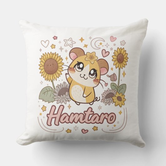 Coussin Hamtaro - La Charte-Caricature Bien-Aimée (Recto)
