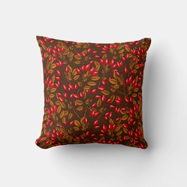 Coussin hanches roses, brune et rouge (Recto)