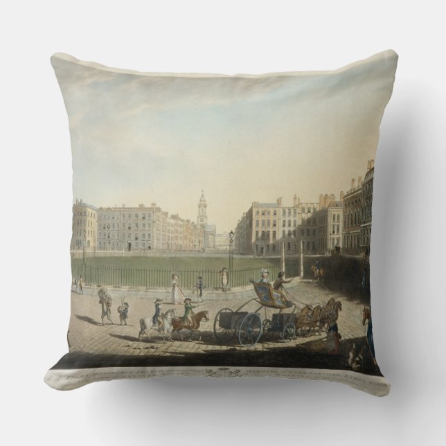 Coussin Hannovre ajustent, gravé par Robert Pollard (Recto)