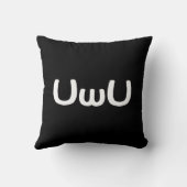 Coussin Happy Anime Face Emoticon (Verso)