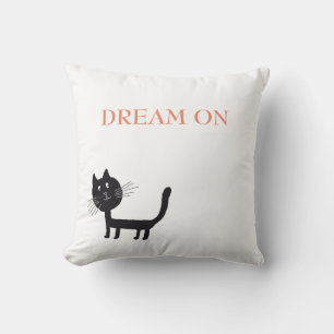 Coussin Happy Cats Lithography Throw Cushion