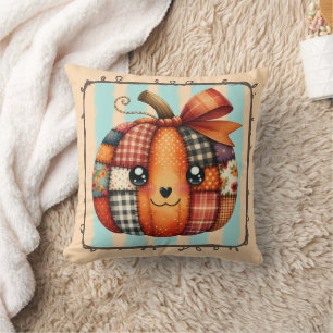 Coussin Happy Citrouille Patchwork Quilt Automne - Saison 