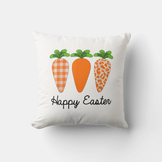 Coussin Happy Easter Carrot Cute Easter T-Shirt (Recto)