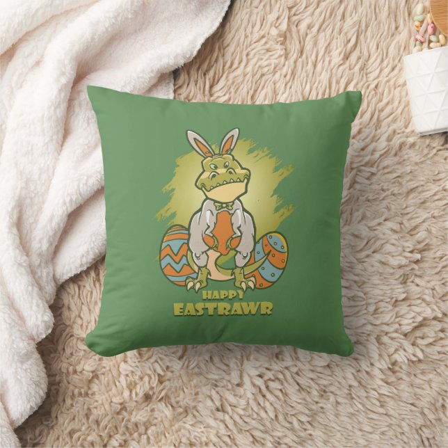 Coussin Happy Eastrawr | Jeu d'oreiller 16 pouces (Couverture)