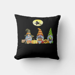Coussin Happy Fall Y’all mignonne Halloween Gnomes It’s Fa