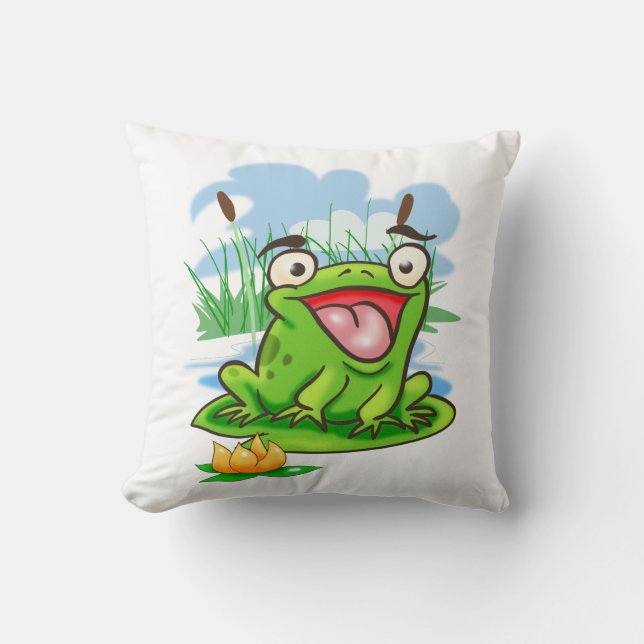 Coussin Happy Frog (Recto)