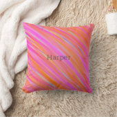 Coussin Happy Fun Colorful Gras brillant Collection (Couverture)