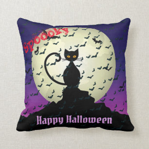 Coussin Happy Halloween Éffrayant