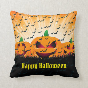 Coussin Happy Halloween Éffrayant