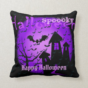 Coussin Happy Halloween Éffrayant