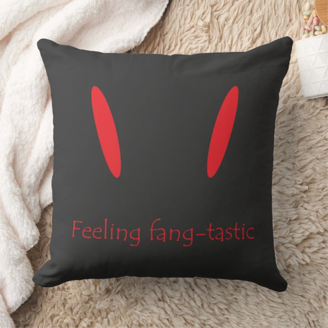 Coussin Happy Halloween effrayant vampire éffrayant (Couverture)