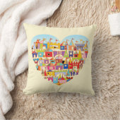 Coussin Happy Heart Village (Couverture)