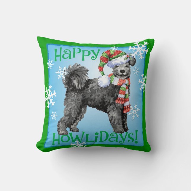 Coussin Happy Howliday Pumi (Recto)