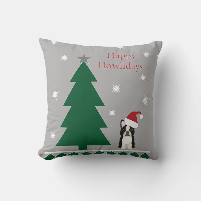 Coussin Happy Howlidays (Recto)