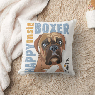 Coussin Happy Insta Boxer - Zani Mo Dog