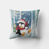 Coussin Happy Penguin - Noël (Verso)