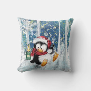 Coussin Happy Penguin - Noël