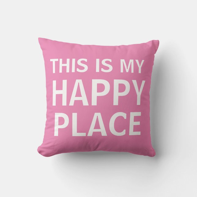 Coussin Happy Place Cushion (Recto)