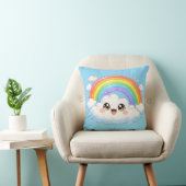 Coussin Happy Rainbow & Cloud Kawaii Cushion Pillow (Chaise)